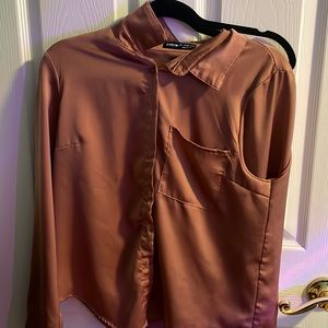 Satin Button down blouse